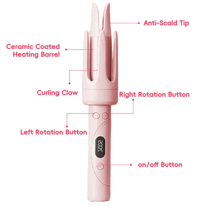 StylFoha 32mm Automatic Rotating Ceramic Curling Iron