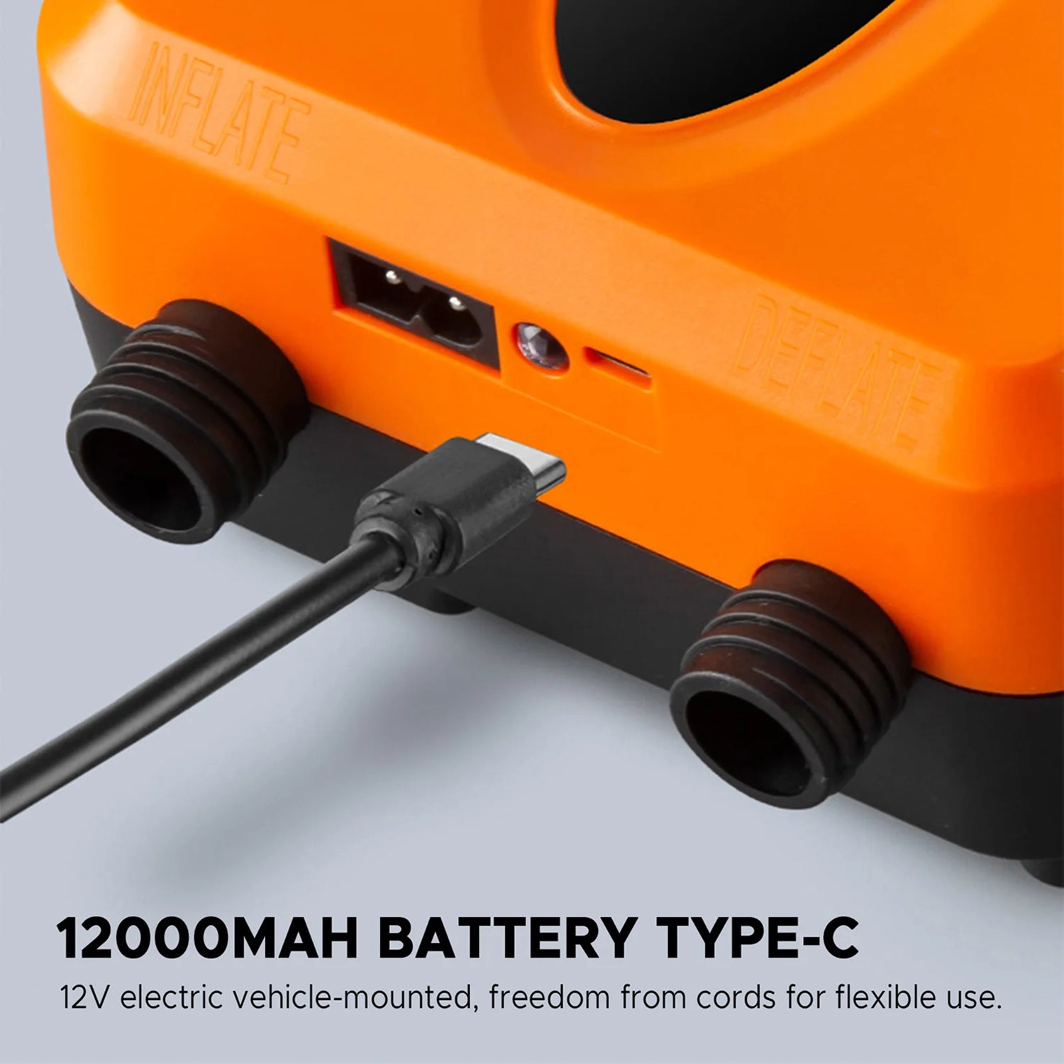 SupiLavix Wireless Electric SUP Pump 120W Battery Rechargeable Paddle Board Air Inflator