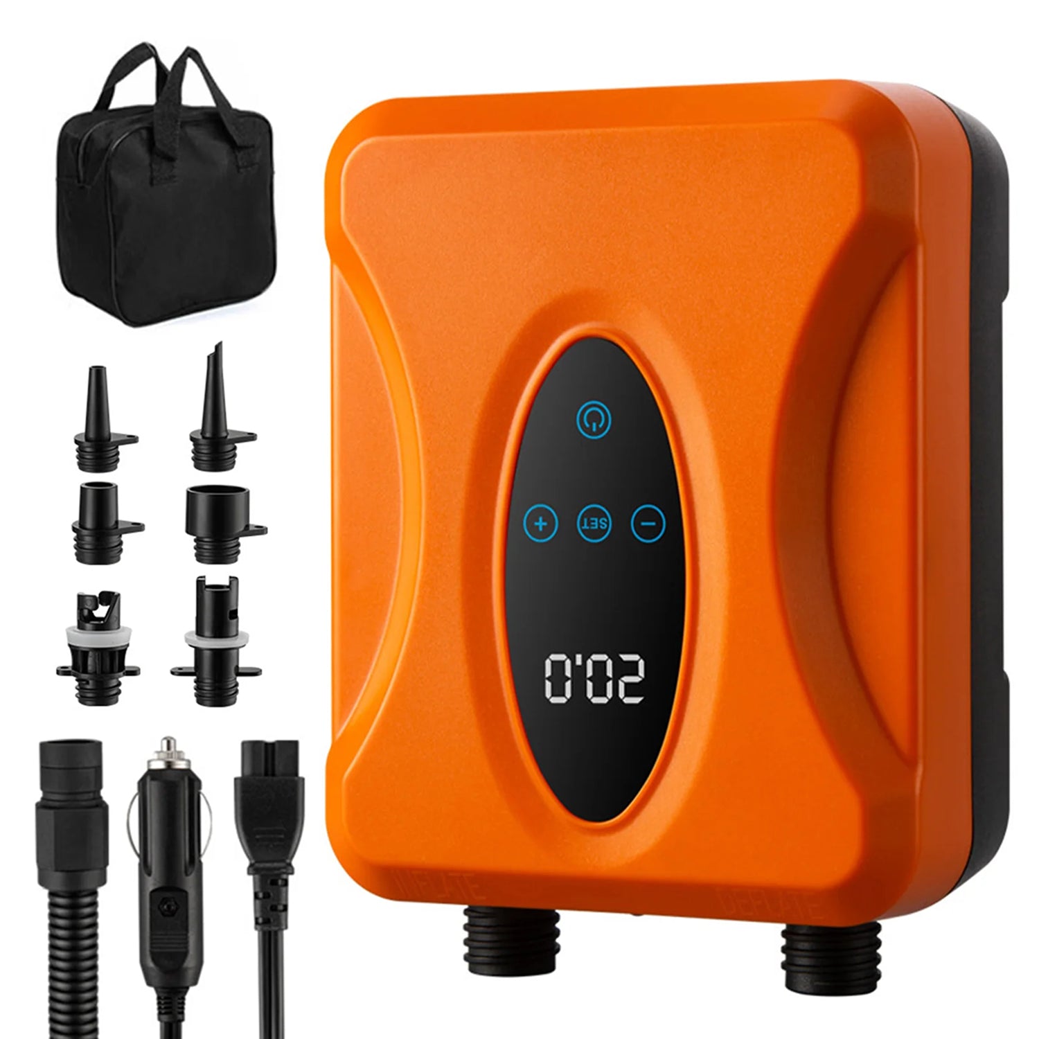 SupiLavix Wireless Electric SUP Pump 120W Battery Rechargeable Paddle Board Air Inflator