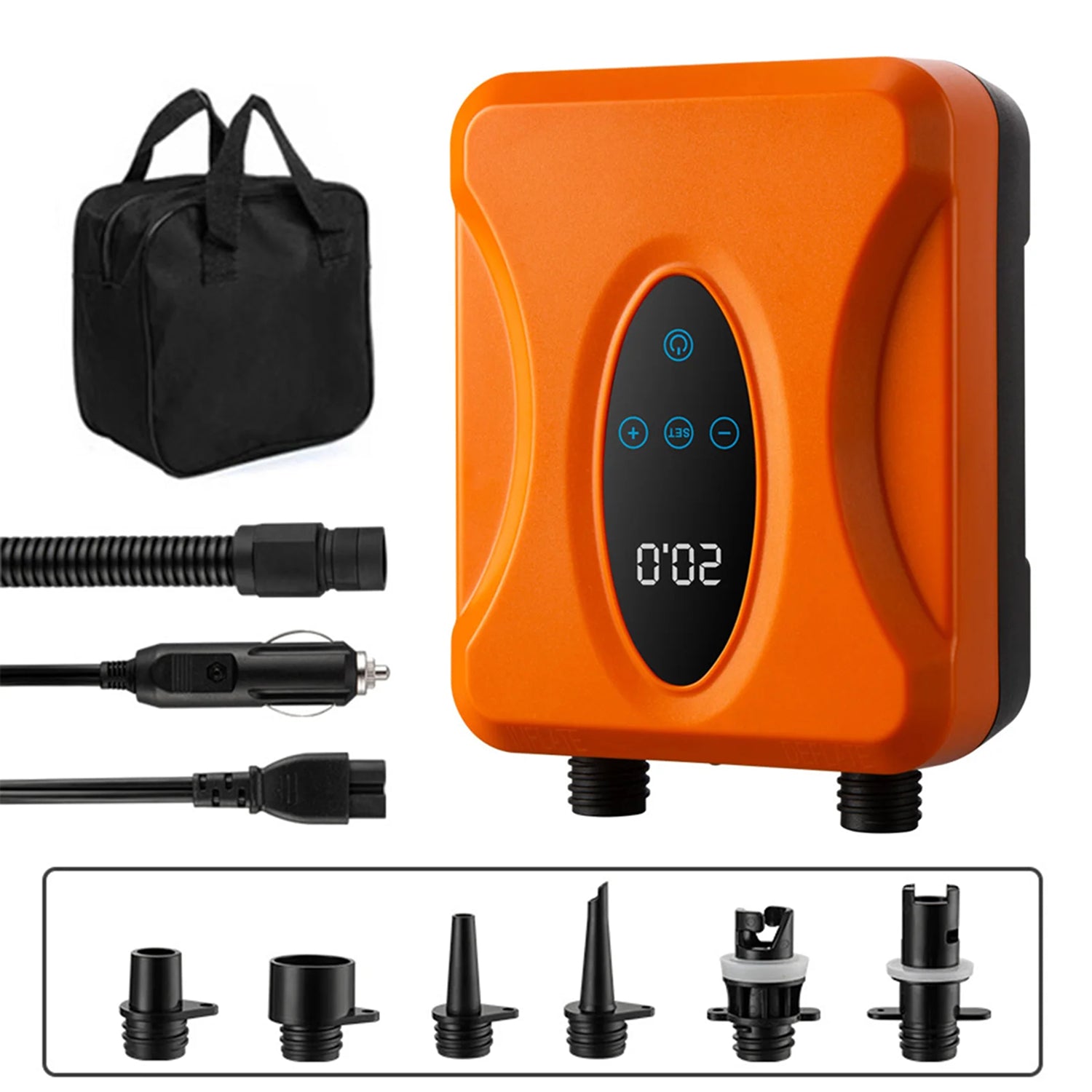 SupiLavix Wireless Electric SUP Pump 120W Battery Rechargeable Paddle Board Air Inflator
