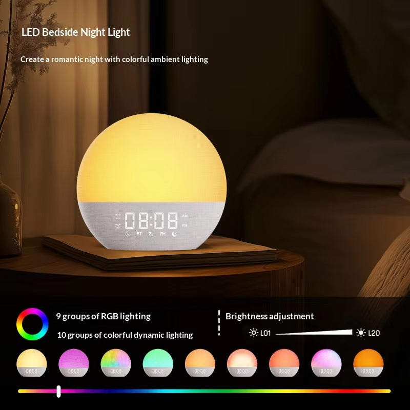 Sunrise Wake Up Light Alarm Clock with Sunrise Simulation & Sleep Aid