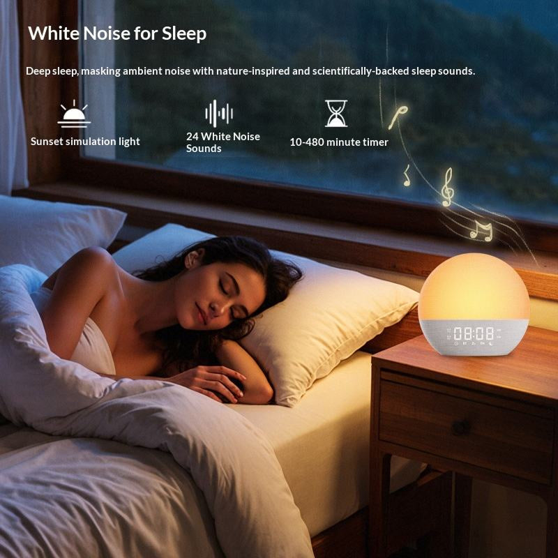 Sunrise Wake Up Light Alarm Clock with Sunrise Simulation & Sleep Aid