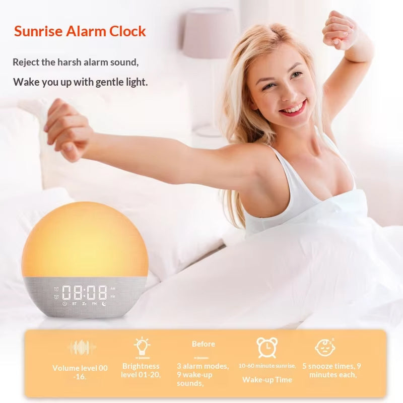 Sunrise Wake Up Light Alarm Clock with Sunrise Simulation & Sleep Aid