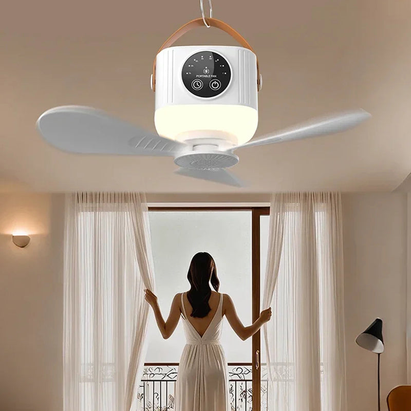 Outdoor Ceiling Fan with Lights & Remote Control Weatherproof Patio Fan