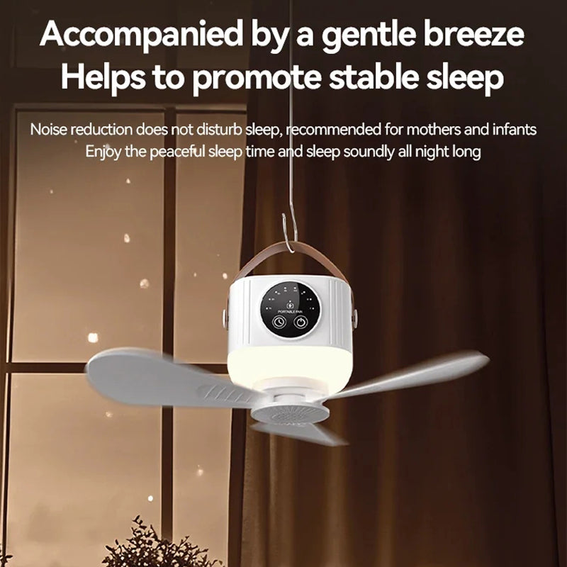 Outdoor Ceiling Fan with Lights & Remote Control Weatherproof Patio Fan
