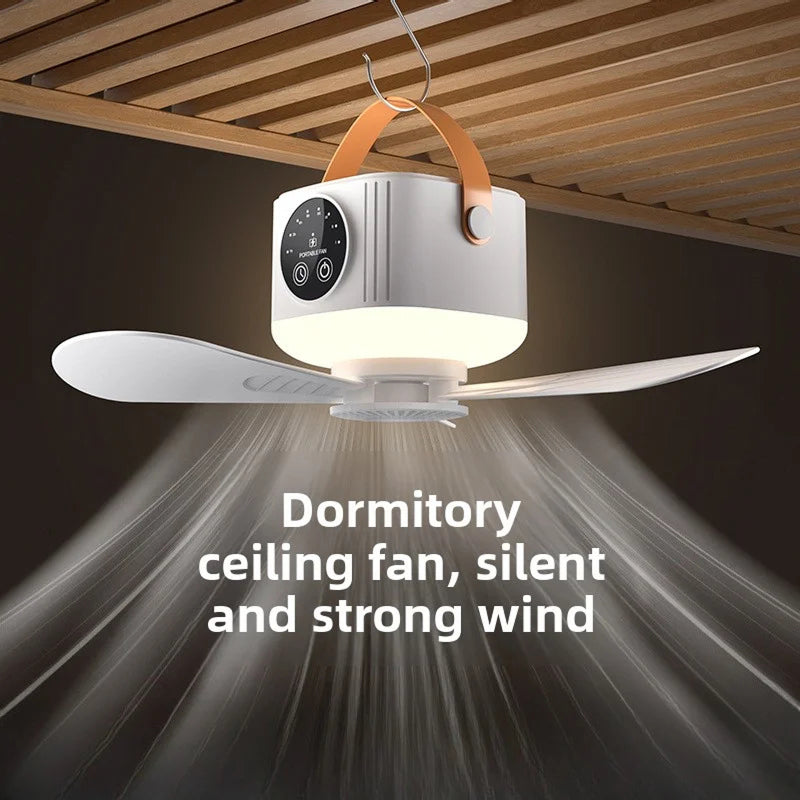 Outdoor Ceiling Fan with Lights & Remote Control Weatherproof Patio Fan