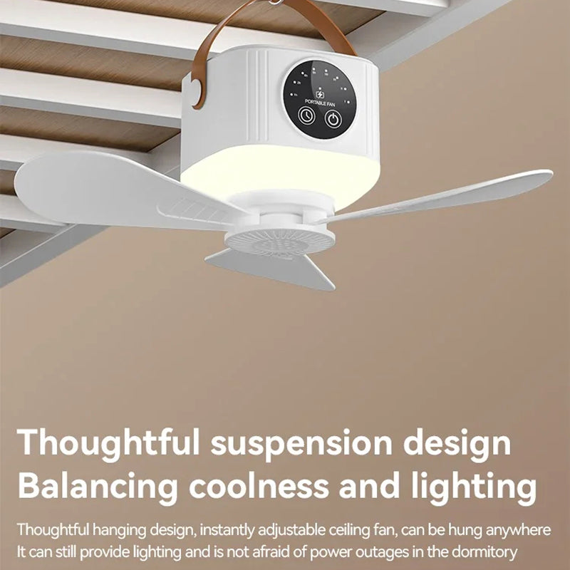 Outdoor Ceiling Fan with Lights & Remote Control Weatherproof Patio Fan