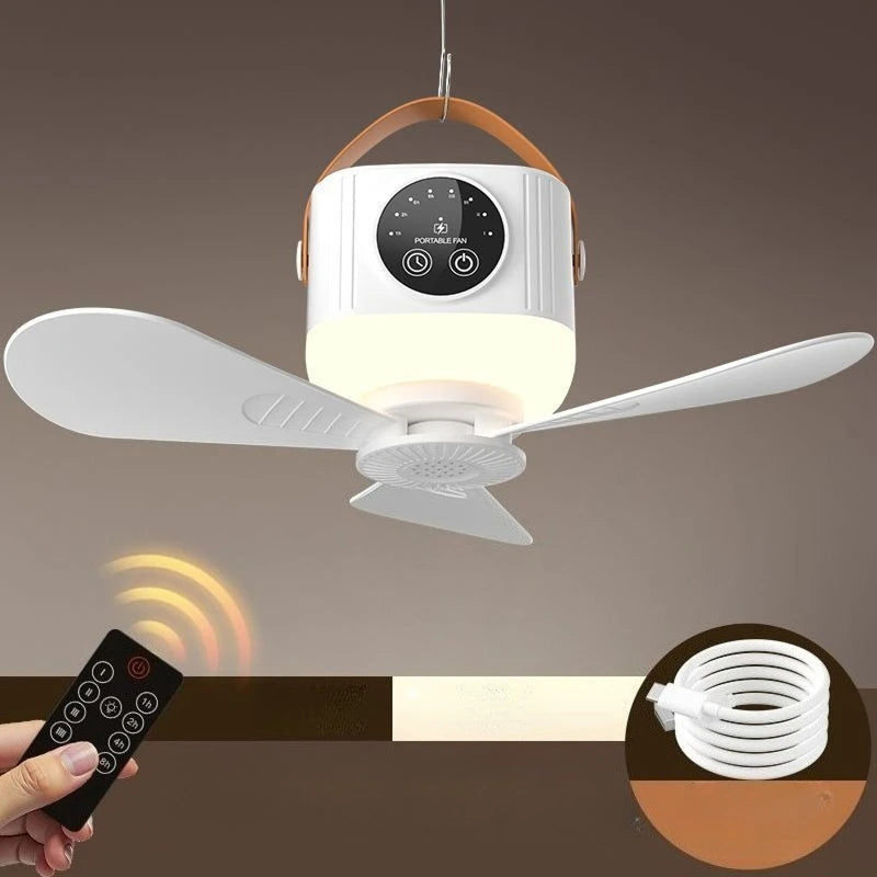 Outdoor Ceiling Fan with Lights & Remote Control Weatherproof Patio Fan