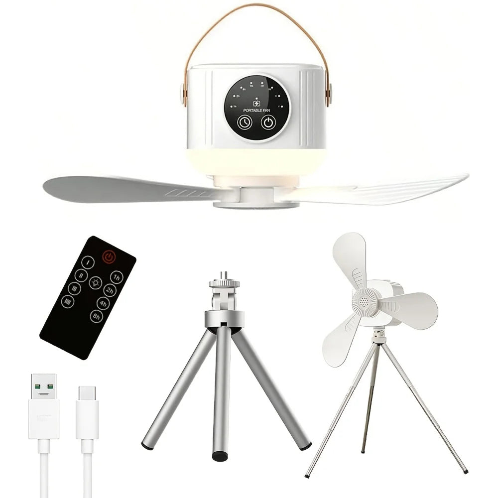 Outdoor Ceiling Fan with Lights & Remote Control Weatherproof Patio Fan