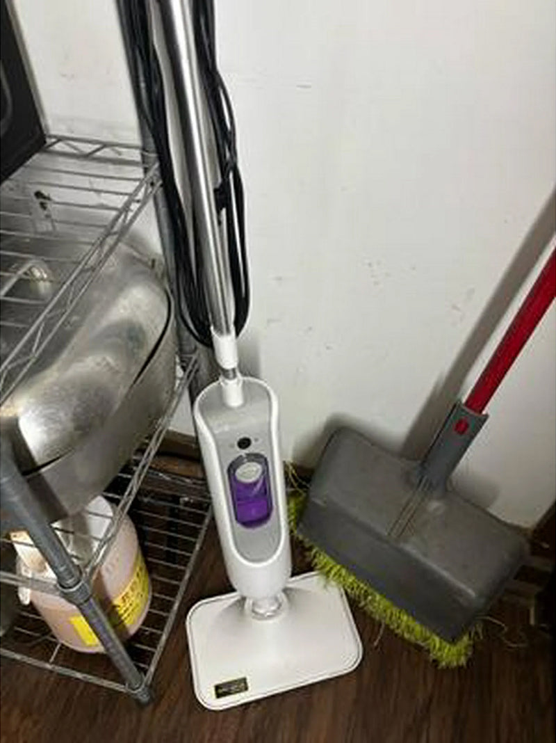 TimixGix 6-in-1 Floor Steamer 212°F Germ Elimination 15s Fast Heat-Up with 360ml Tank and 180° Swivel Head