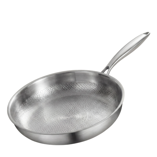TitaKixi Titanium Frying Pan - 100% Solid Medical-Grade Titanium Skillet, PFAS & Teflon Free Non-Stick