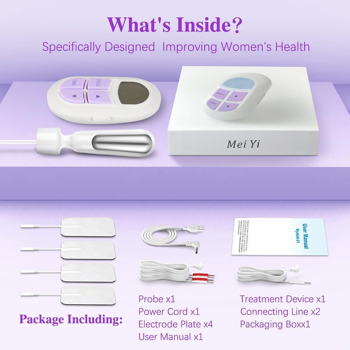 TraciPeliv Pelvic Floor Trainer Electrical Stimulation Urinary Incontinence Device