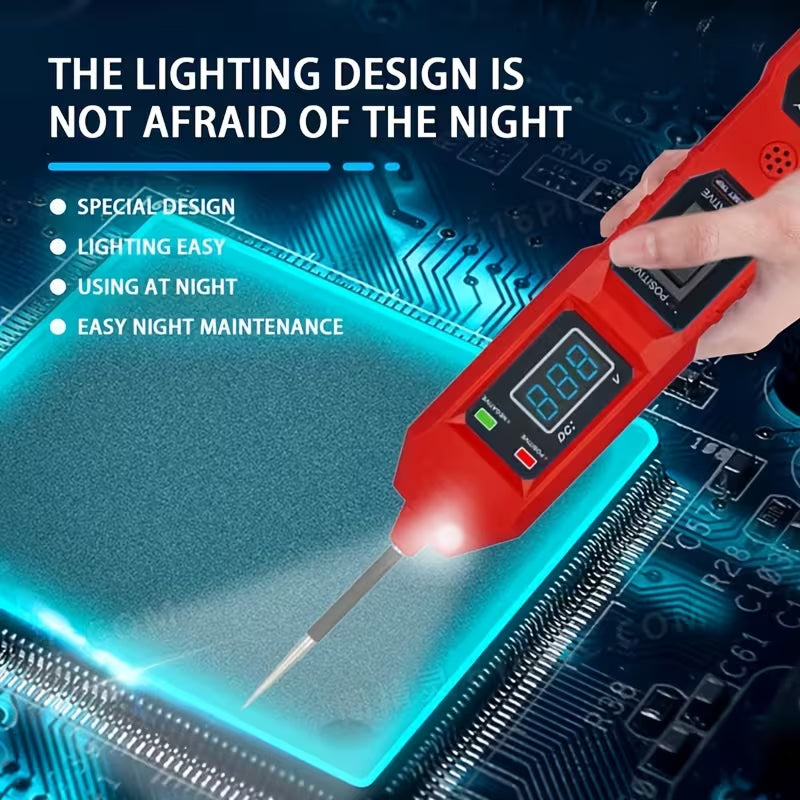 6-24V DC Continuity Tester Circuit Probe Light Meter with LED Polarity Indicator Buzzer TyvixAxi