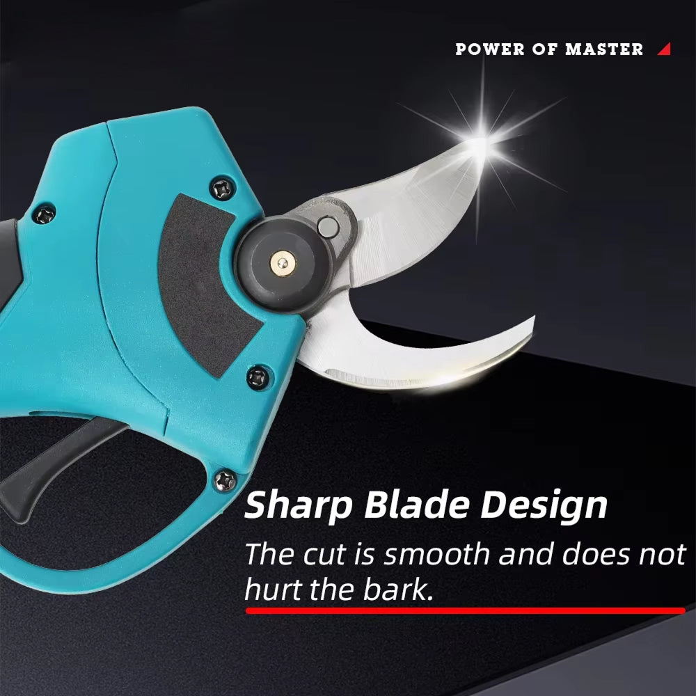 VadosCut Electric Pruning Shears 500W Brushless Motor with High Carbon Steel Blades for Gardening and Landscaping