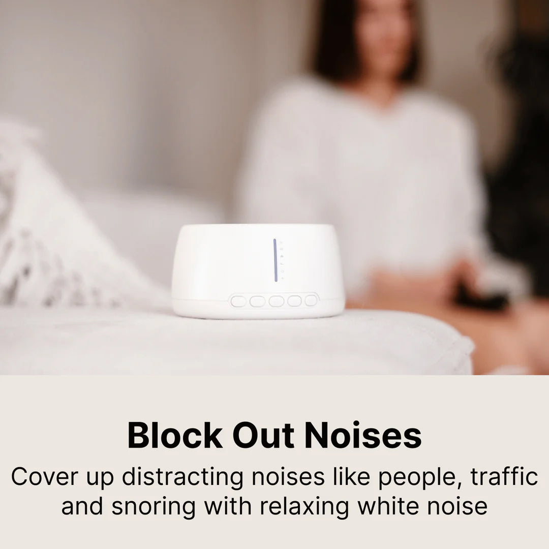 ViWhimix Sleep Sound Machine - 30 High-Fidelity Non-Looping Sounds, 36 Volume Levels with Timer