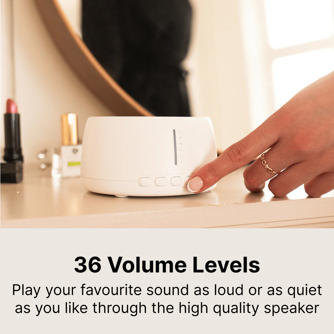 ViWhimix Sleep Sound Machine - 30 High-Fidelity Non-Looping Sounds, 36 Volume Levels with Timer