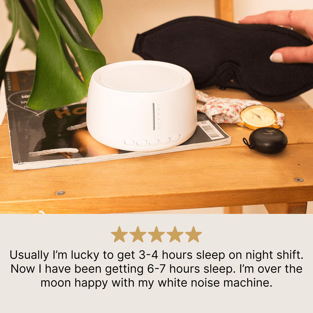 ViWhimix Sleep Sound Machine - 30 High-Fidelity Non-Looping Sounds, 36 Volume Levels with Timer