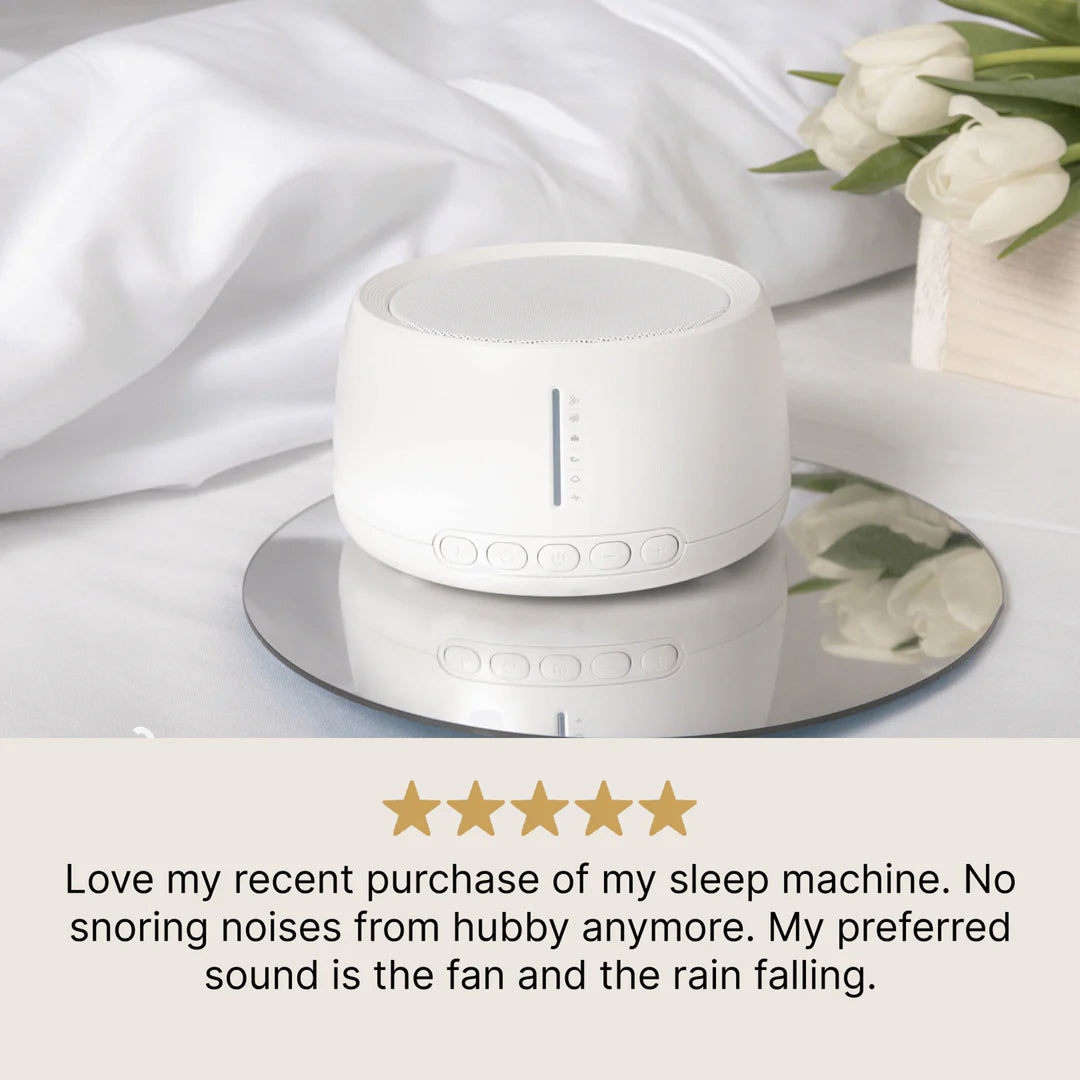 ViWhimix Sleep Sound Machine - 30 High-Fidelity Non-Looping Sounds, 36 Volume Levels with Timer