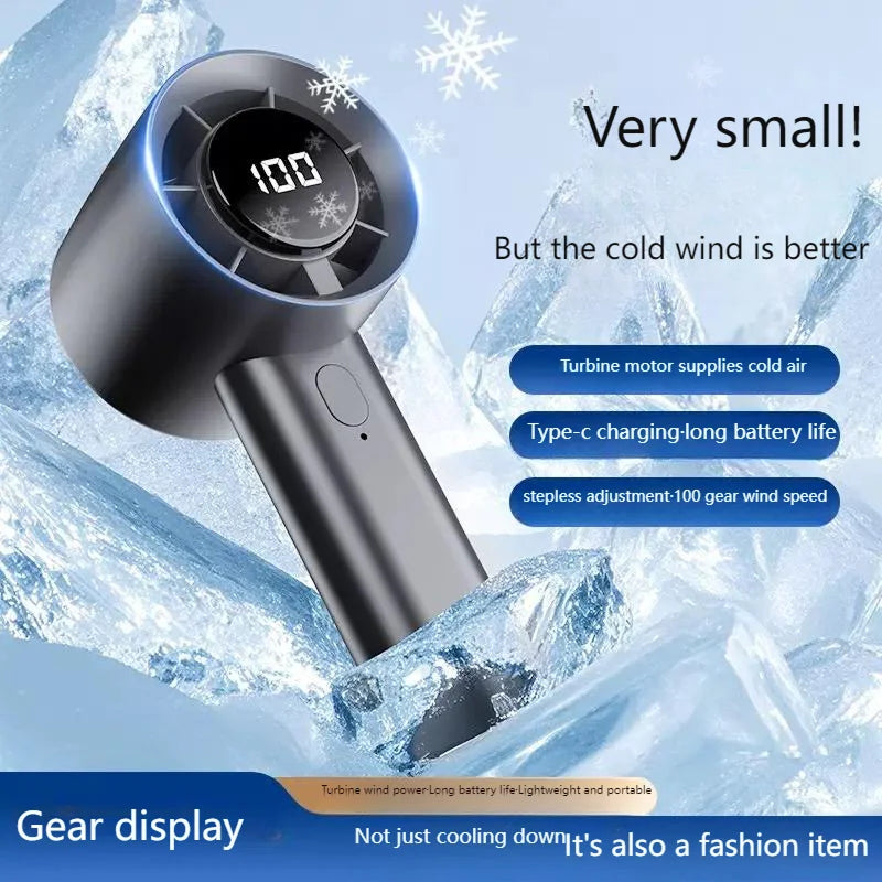 Portable Handheld Fan - Battery Operated Mini Personal Cooling Fan for Travel and Outdoor