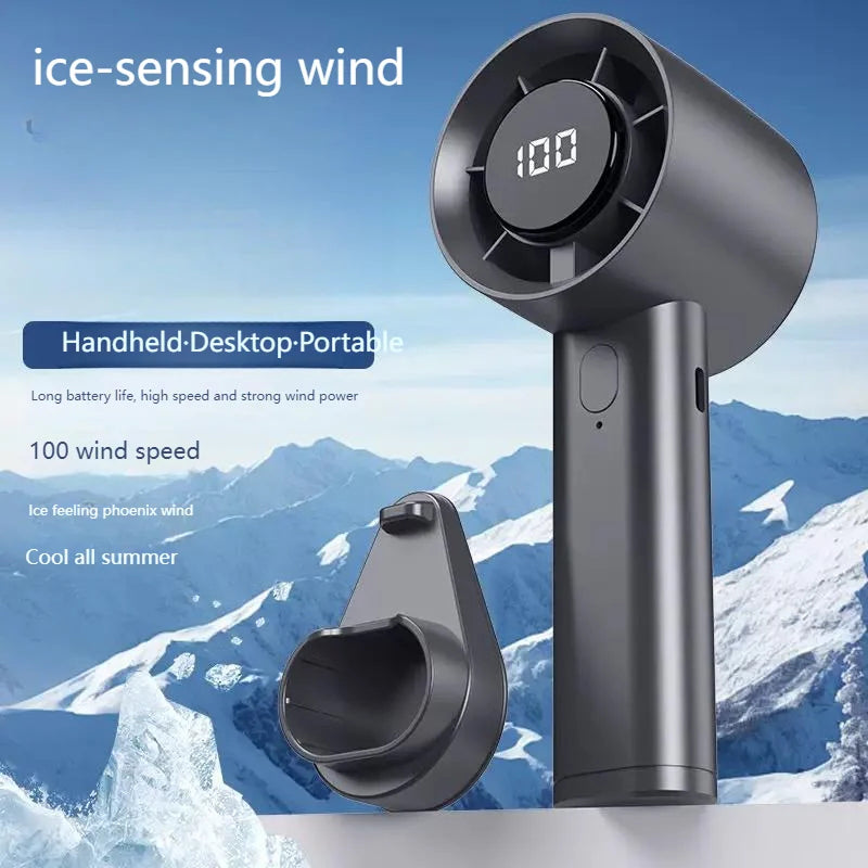 Portable Handheld Fan - Battery Operated Mini Personal Cooling Fan for Travel and Outdoor