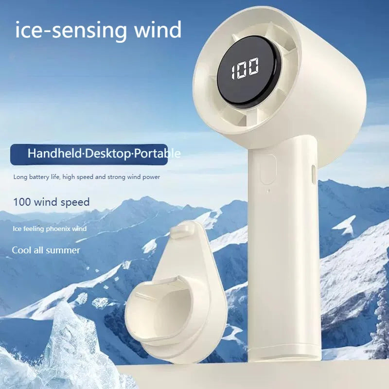 Portable Handheld Fan - Battery Operated Mini Personal Cooling Fan for Travel and Outdoor