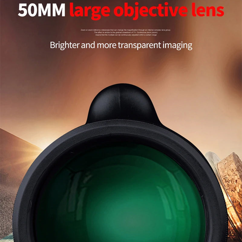 Vistilyn 10-30x50 High Power Zoom Monocular with BAK4 Prism, Nitrogen-Purged Waterproofing and 50mm Objective Lens