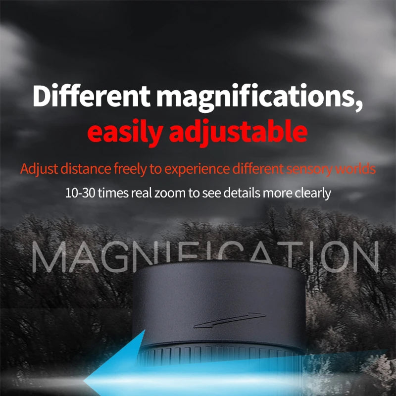Vistilyn 10-30x50 High Power Zoom Monocular with BAK4 Prism, Nitrogen-Purged Waterproofing and 50mm Objective Lens
