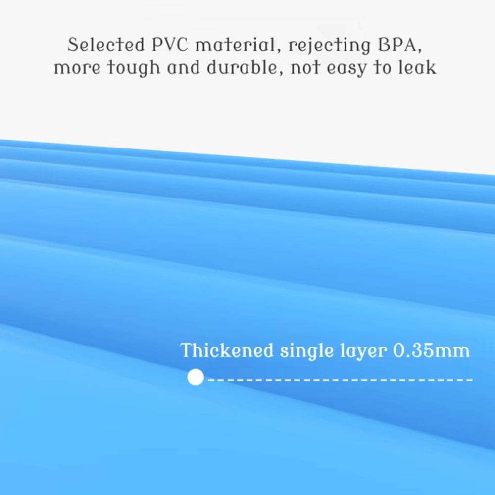 WaviJoy Family Inflatable Pool with Independent Airbag System and Cushioned Thermal Bottom