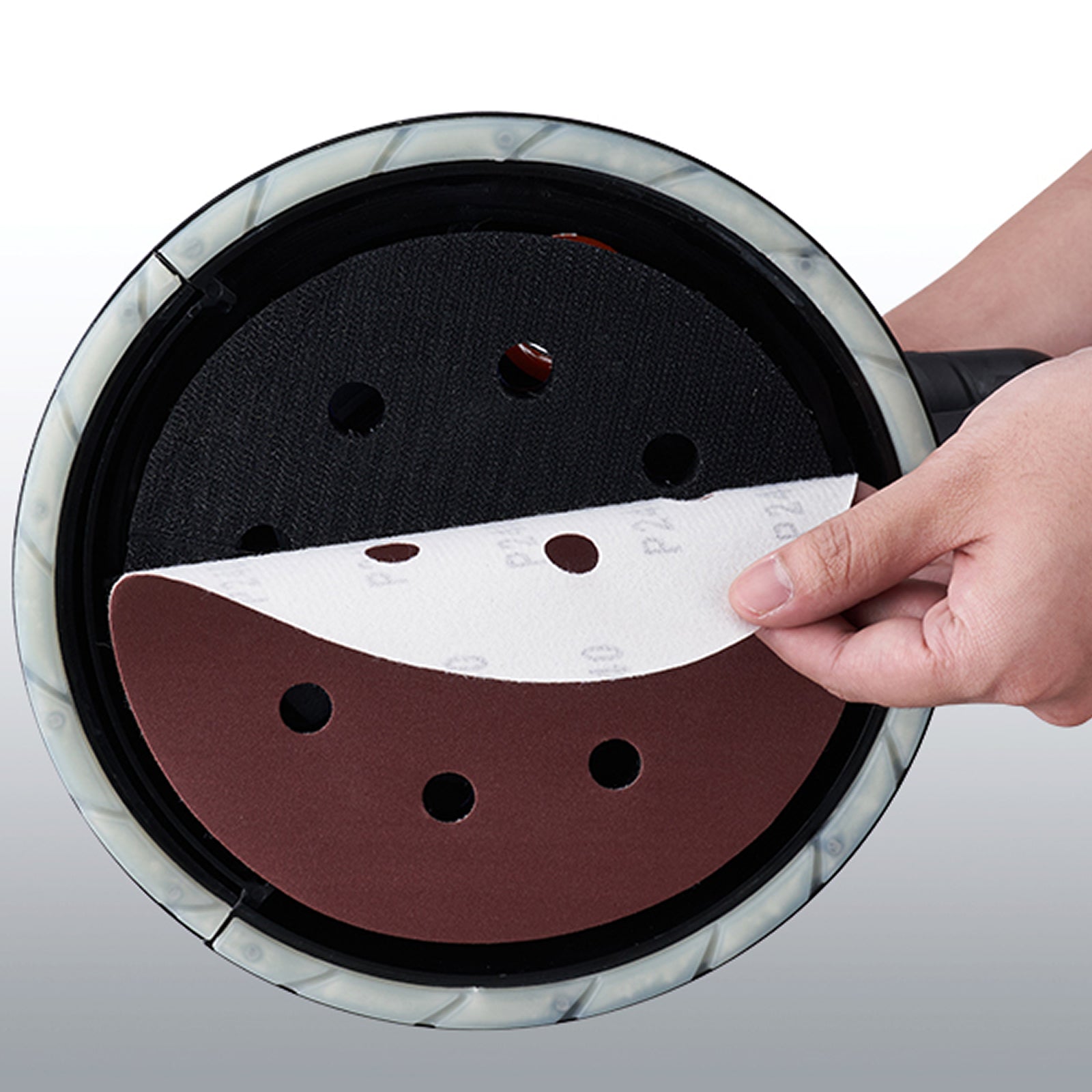 Electric Drywall Sander with Vacuum Dust Collection Attachment for Wall & Ceiling Sanding