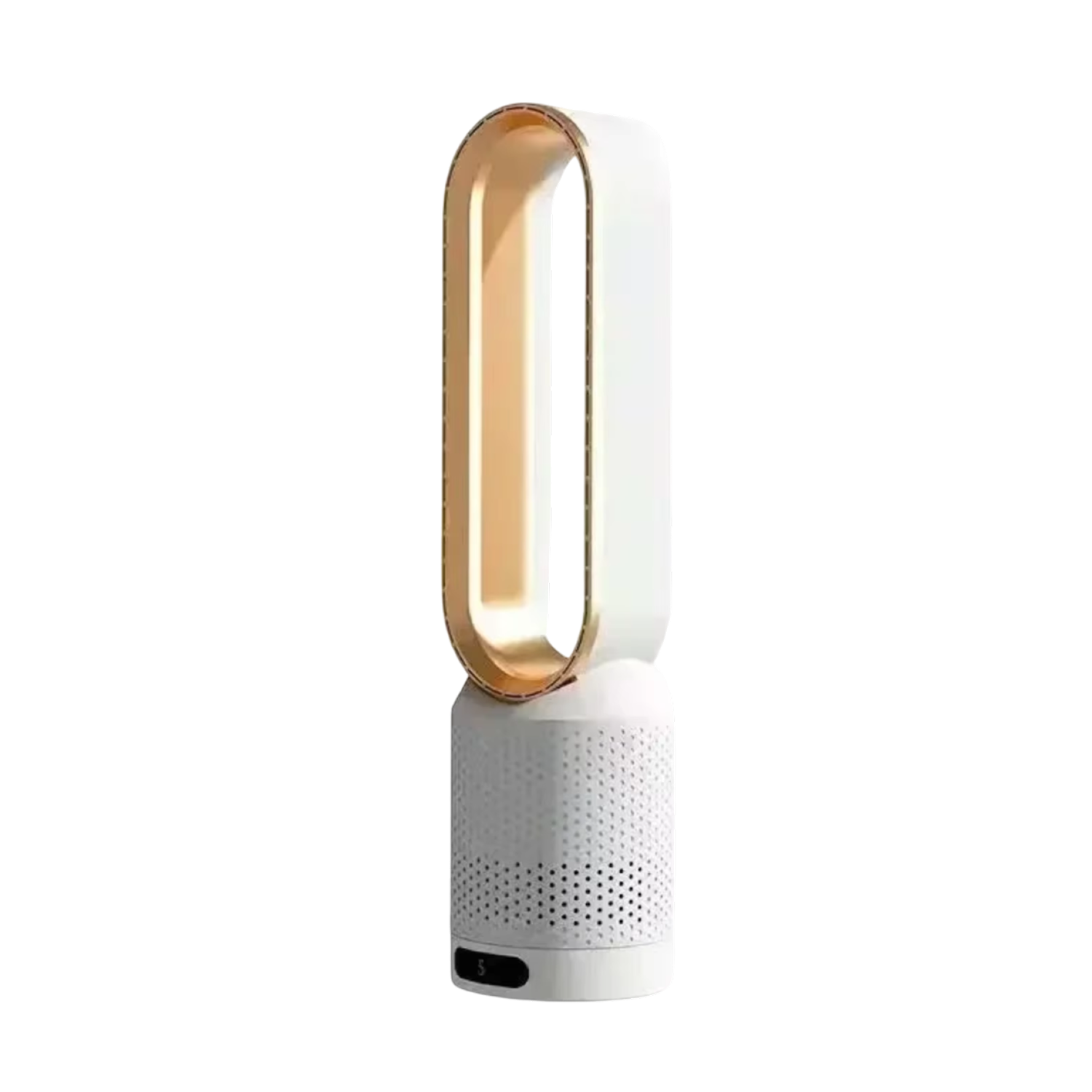 WhisParu Bladeless Fan 8-Speed 30dB Sleep Mode 90° Oscillation Negative Ion Air Purifier