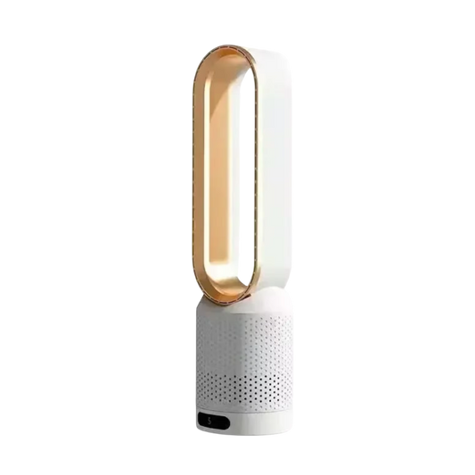 WhisParu Bladeless Fan 8-Speed 30dB Sleep Mode 90° Oscillation Negative Ion Air Purifier