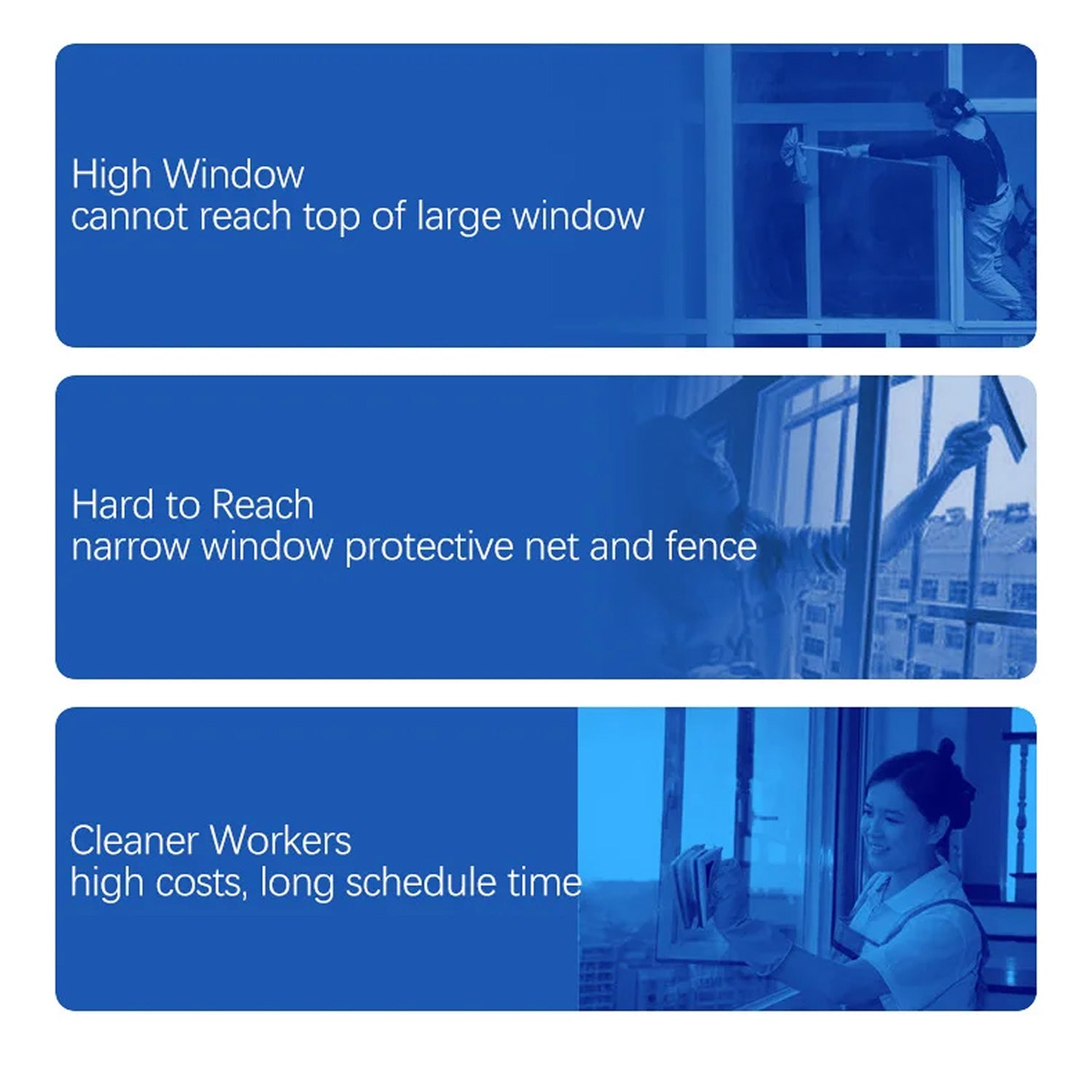 WiniGlide Robot Window Cleaner 5600Pa Suction with Dual Spinning Mops, AI Smart-Path and Safety Anti-Fall System