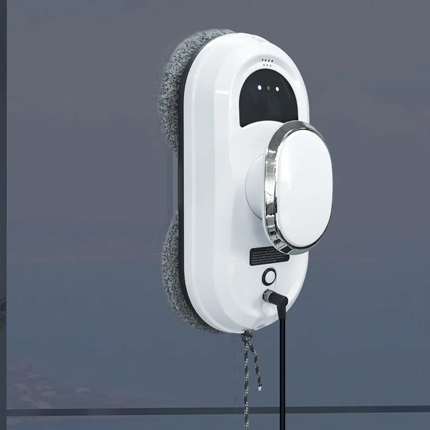 WiniGlide Robot Window Cleaner 5600Pa Suction with Dual Spinning Mops, AI Smart-Path and Safety Anti-Fall System