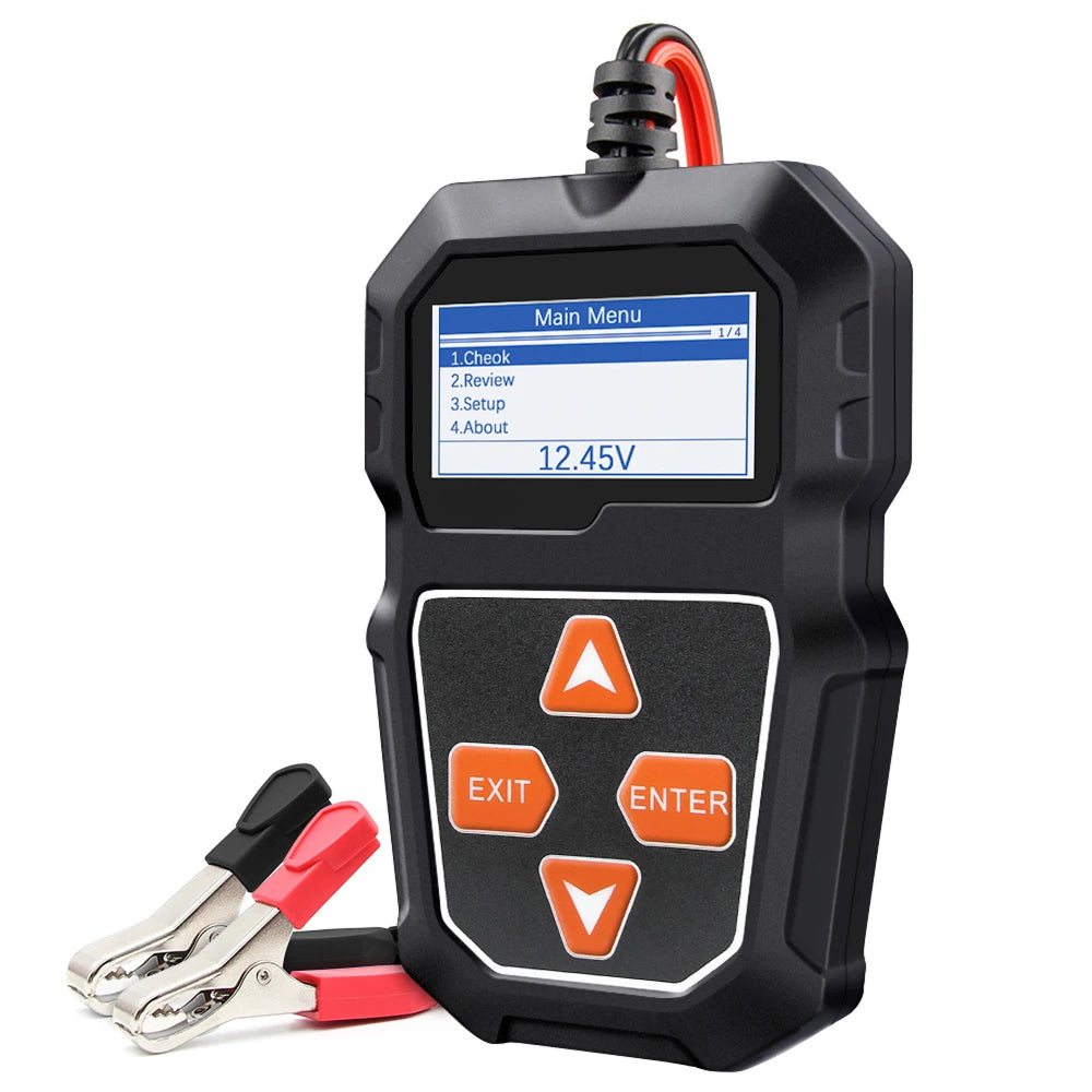 WontPrix 12V Battery Load Tester 100-2000 CCA Automotive Analyzer Tool