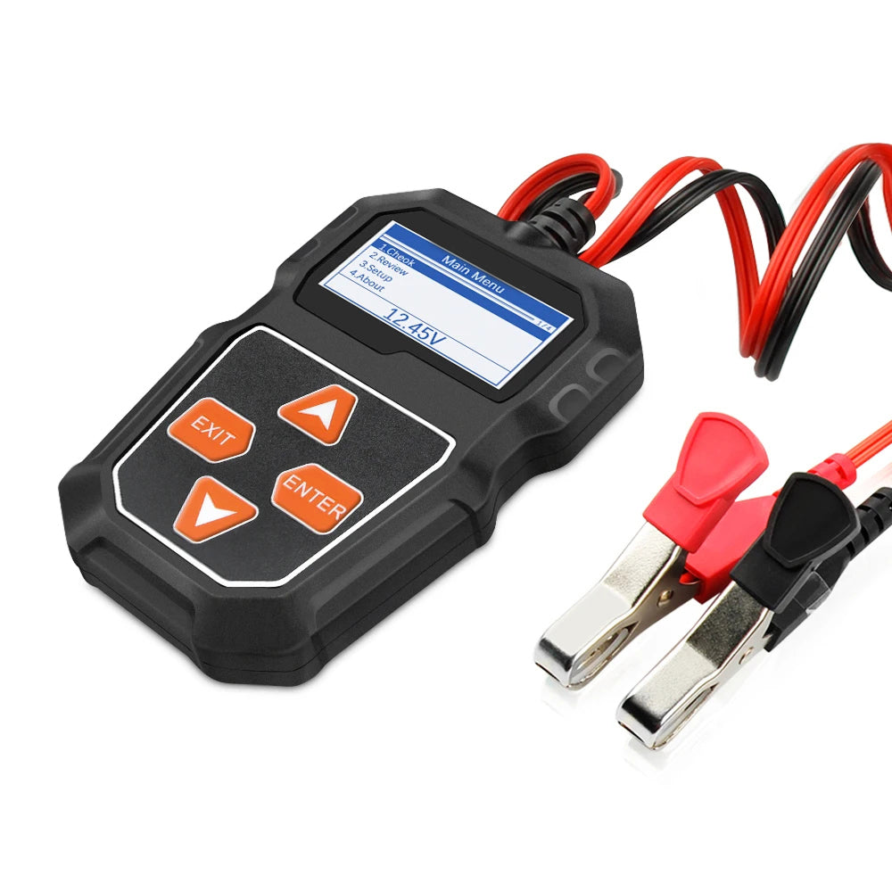 WontPrix 12V Battery Load Tester 100-2000 CCA Automotive Analyzer Tool
