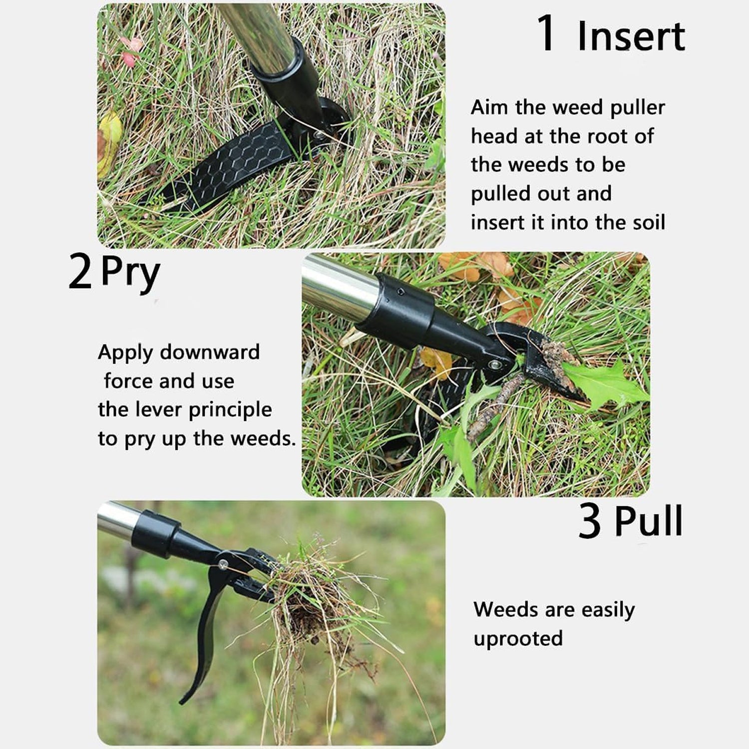 ZasJanee Stand-Up Weed Puller 40