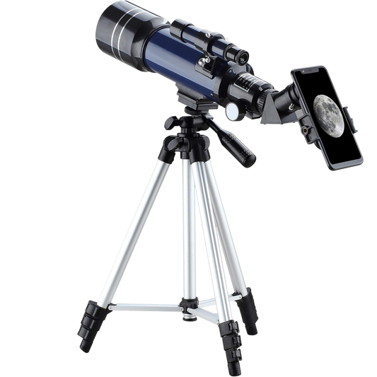ZenoGaci Telescope for Planets 70mm Aperture 180X High Power Multi-Coated Optics